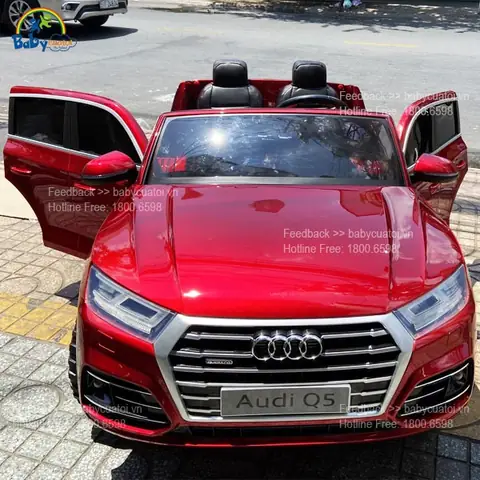 Xe Ô Tô Điện Trẻ Em Bản Quyền Audi Q5 Với 2 Chỗ Ngồi Rộng Rãi