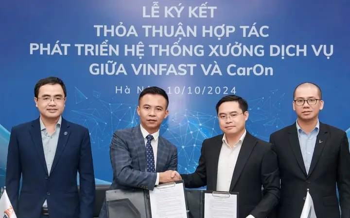 Vinfast, Caron Bắt Tay Nhau Mở Chuỗi Xưởng Dịch Vụ Xe Điện Khắp Việt Nam