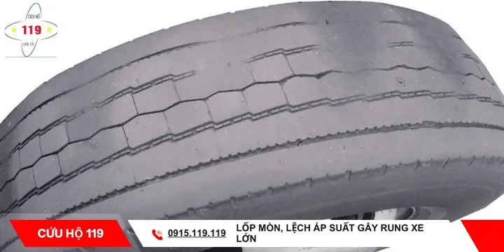 Lốp Xe Không Cân Bằng, Mòn Không Đều Hoặc Bị Phồng