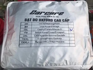 Chi Tiết Bạt Phủ Ô Tô Chevrolet Trailblazer Vải Dù 3 Lớp Oxford Cao Cấp