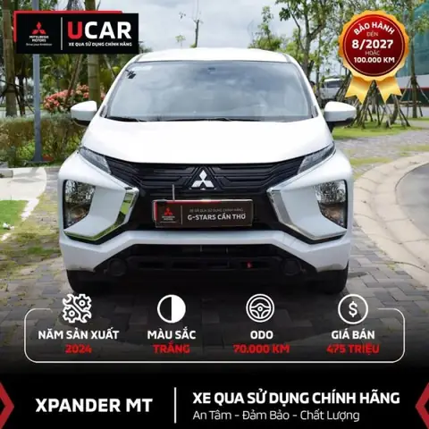 Mitsubishi Xpander Mt 70.000 Km Như Mới, Bảo Hành Chính Hãng
