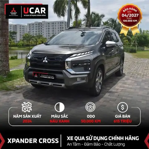 Mitsubishi Xpander At Cross 2024 50.000km, Full Phụ Kiện, Bảo Hành Dài