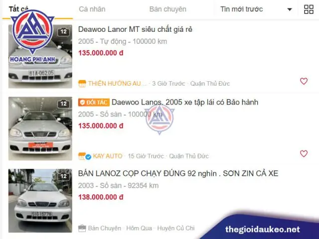Nơi Tìm Mua Xe Ô Tô Daewoo Lanos Cũ Chất Lượng