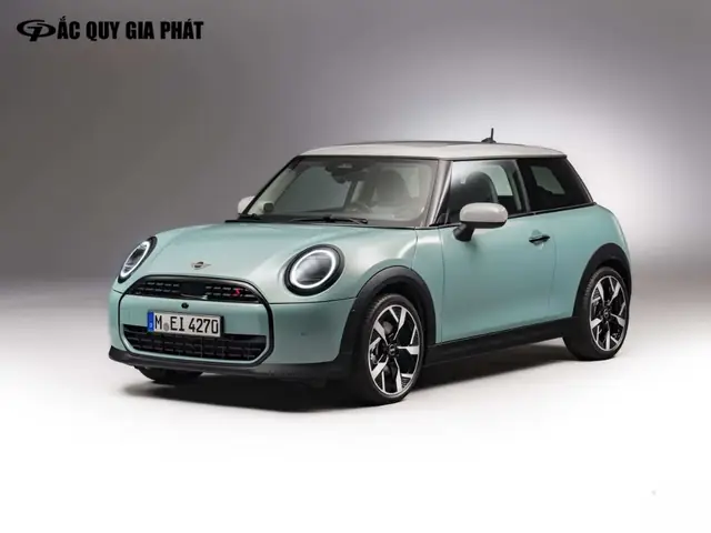 Mini Cooper Màu Xanh Ngọc Nhạt