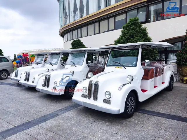 Giới Thiệu Các Mẫu Xe Ô Tô Điện 8 Chỗ Chở Khách Du Lịch