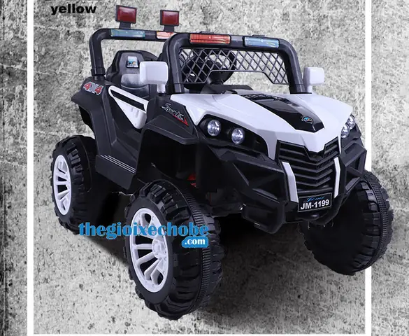 Xe Ô Tô Điện Trẻ Em Jm-1199 Màu Trắng