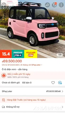 Ô Tô Điện Mini Trung Quốc Giá 60 Triệu Được Chào Bán Tại Hải Dương, Có Nên Mua?
