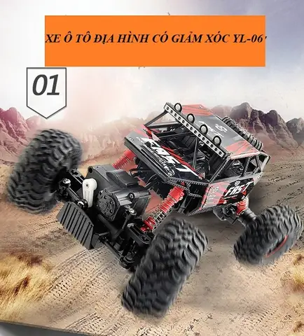 Sản Phẩm Xe Ô Tô Địa Hình Điều Khiển Từ Xa Tốc Độ Cao Có Giảm Xóc: