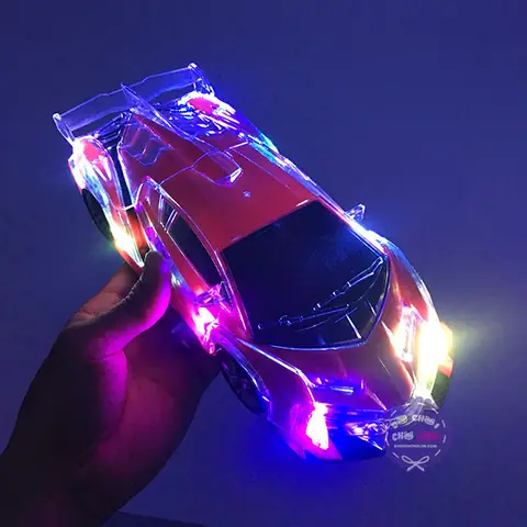 Hộp Đồ Chơi Xe Ô Tô Ferrari Pin Đèn Led 3d