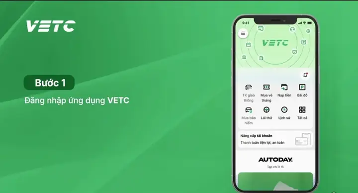 Chủ Xe Thực Hiện Các Bước Sau Đây Để Chuyển Đổi Sang Tài Khoản Giao Thông