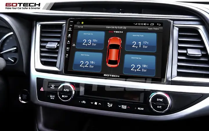 Tích Hợp Camera Hành Trình, Camera Lùi, Camera 360 Và Cảm Biến Áp Suất Lốp