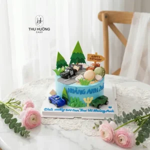 Bánh Sinh Nhật Ô Tô Hoạt Hình Siêu Nhân