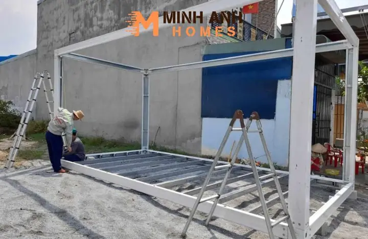 Bước 4: Thi Công Lắp Ghép Tại Công Trình