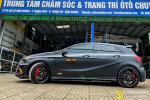 Dán Đổi Màu Đen Mờ Mercedes A45