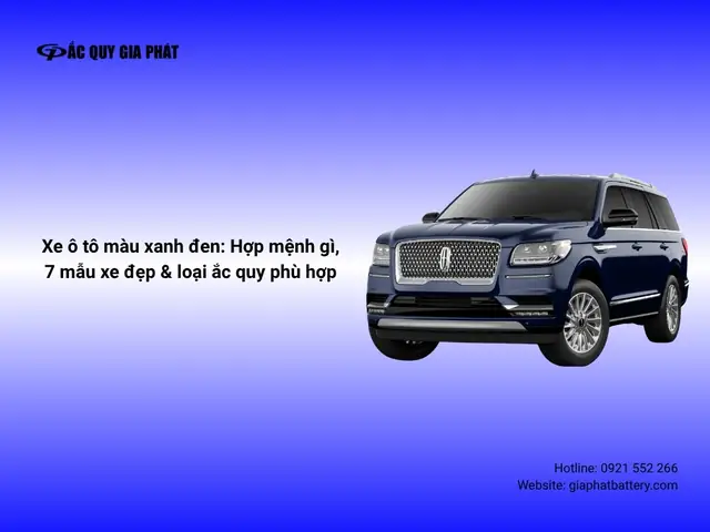 Mẫu Xe Ô Tô Có Màu Xanh Đen Đẹp Nhất