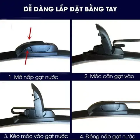Cách Thay Gạt Mưa Ô Tô Đơn Giản