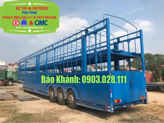 Hình Ảnh: Rơ Mooc Chởchở Ô Tô Dài 18,5m