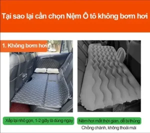 Đệm Giường Nằm Ô Tô - Mr Ô Tô - Đệm Được May 3 Đường Chỉ Nên Rất Bền - Đẹp - Dành Cho Những Chuyến Đi Xa, Về Quê. Anh Em Tham Khảo Mà Mua Nhé!