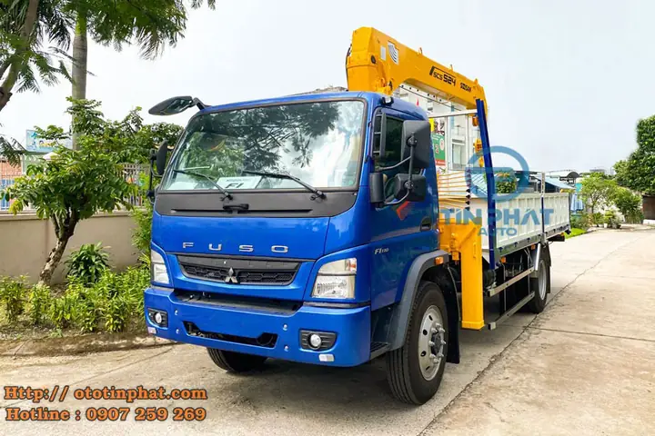 Xe Tải Fuso 8 Tấn Gắn Cẩu Soosan 5 Tấn - Ô Tô Tín Phát