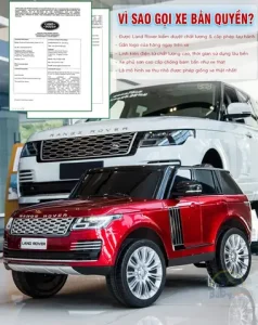 Ô Tô Điện Trẻ Em Bản Quyềnrange Rover Cao Cấp