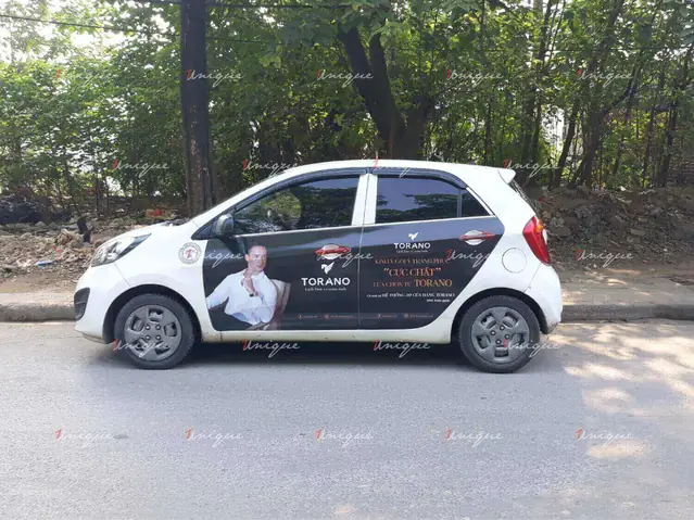 Torano Với Chiến Dịch Quảng Cáo Trên Xe Ô Tô