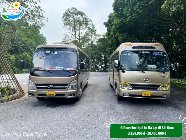 Bảng Giá Chi Tiết Cho Thuê Xe Ô Tô Từ Đà Lạt Đi Sài Gòn (hcm)