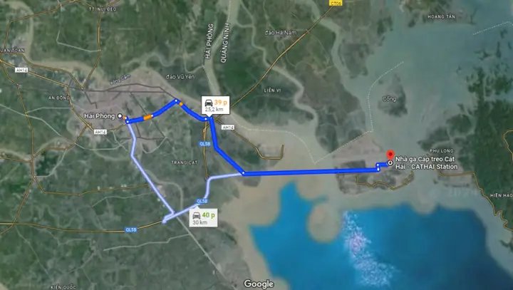 Vị Trí Ga Cáp Treo Cát Bà