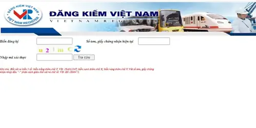 Tra Cứu Phạt Nguội Tại Website Cục Đăng Kiểm Việt Nam