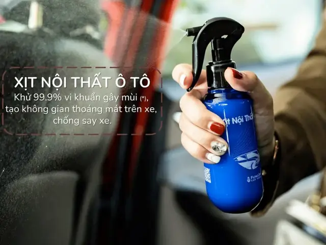 Bình Xịt Khử Mùi Dành Cho Xe Ô Tô Fuwa3e – Chế Phẩm Sinh Học Thiên Nhiên, Lành Tính