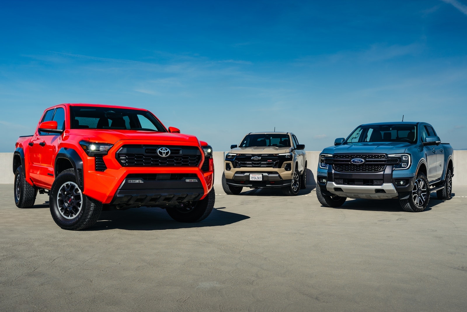 So Sánh Toyota Tacoma 2025 Với Các Đối Thủ Cạnh Tranh: Ford Ranger, Chevrolet Colorado,...