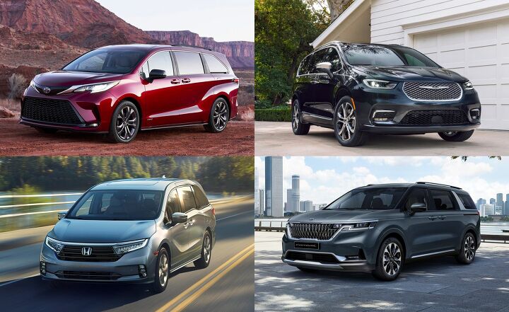 So sánh Toyota Sienna với các đối thủ: Chrysler Pacifica, Honda Odyssey, Kia Carnival