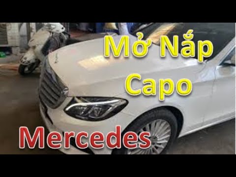 cach mo nap capo xe mercedes c200 1