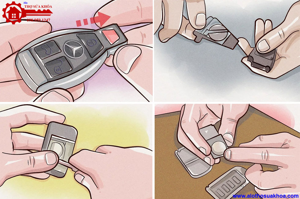 Lưu ý quan trọng và sai lầm cần tránh khi tự thay pin chìa khóa Mercedes