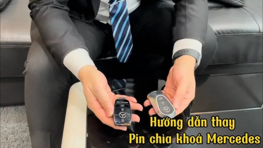 Hướng dẫn chi tiết cách thay pin chìa khóa xe Mercedes tại nhà