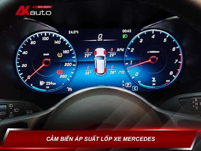 Cảm biến áp suất lốp Mercedes là gì và lợi ích vượt trội của nó?