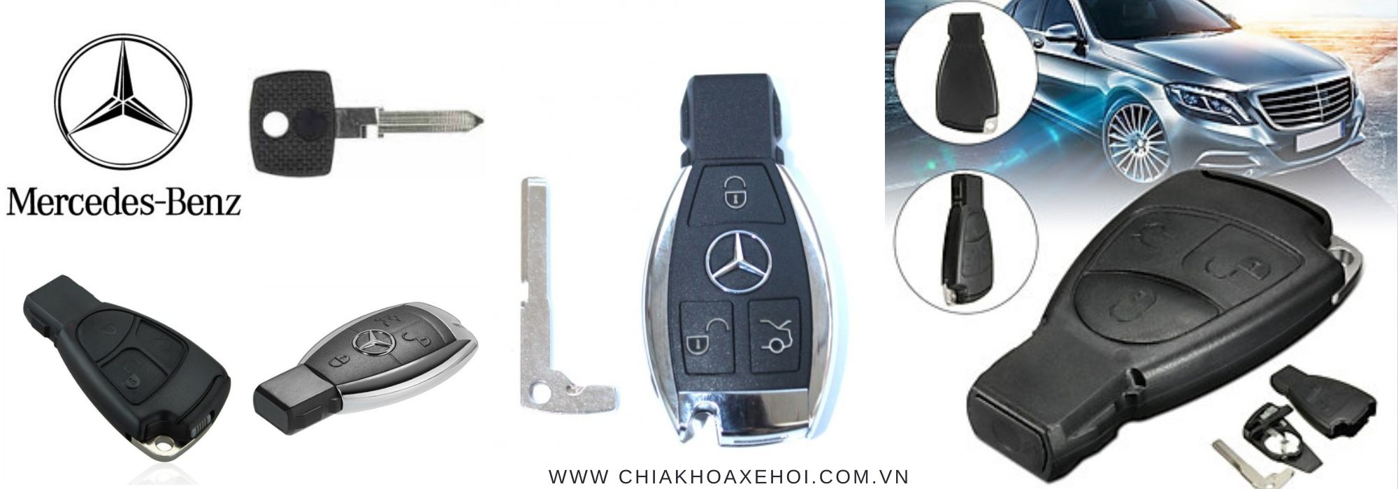 Làm lại chìa khóa Mercedes E300: Quy trình, chi phí và địa chỉ uy tín