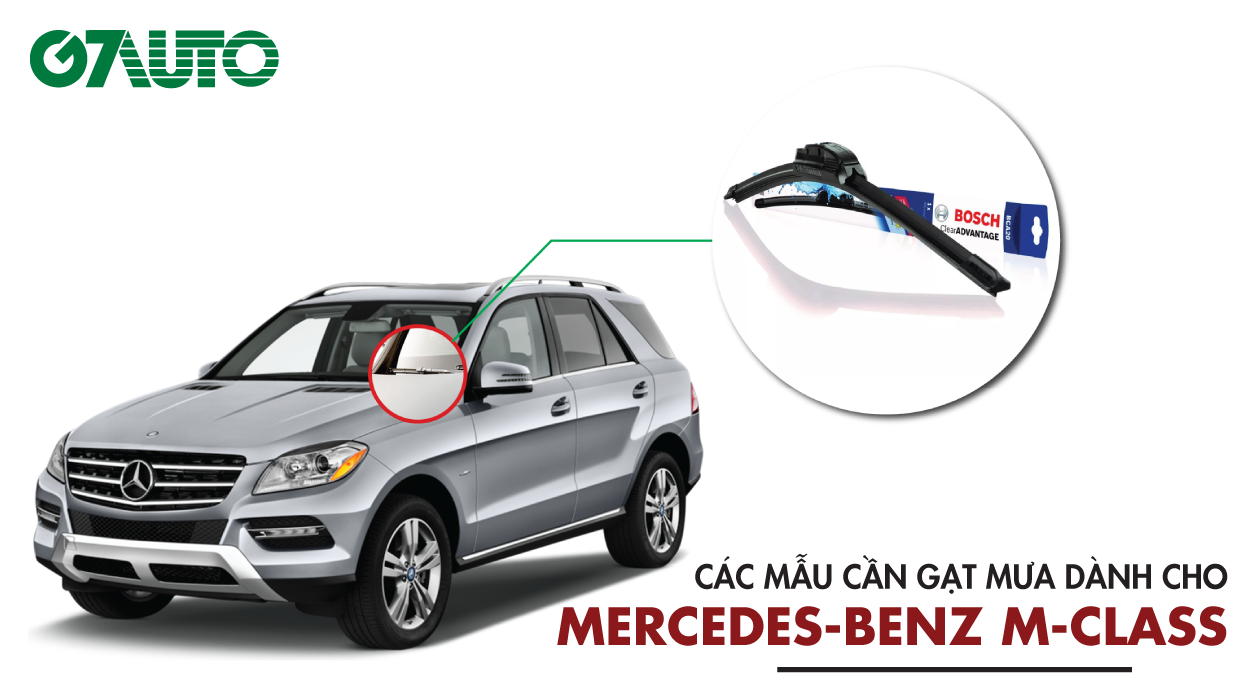Cách chọn gạt mưa phù hợp cho xe Mercedes của bạn
