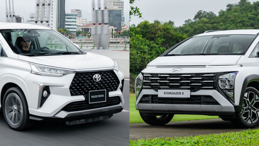 So Sánh Giá Toyota Veloz Cross Với Các Đối Thủ: Mitsubishi Xpander, Suzuki XL7, Hyundai Stargazer