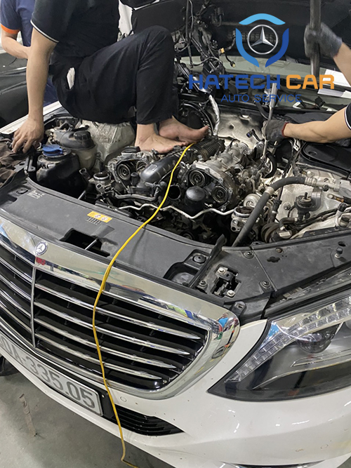 Quy trình sửa chữa và đại tu hộp số Mercedes C200 chuyên sâu