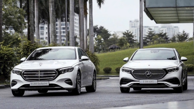 So sánh kích thước MercedesBenz E200 với các phiên bản EClass khác