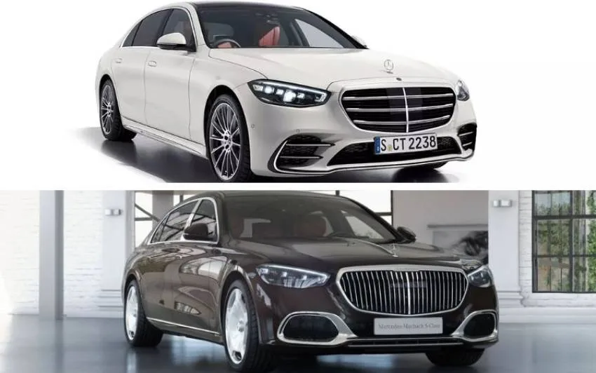 So sánh kích thước Mercedes S450 với các đối thủ và phiên bản SClass khác