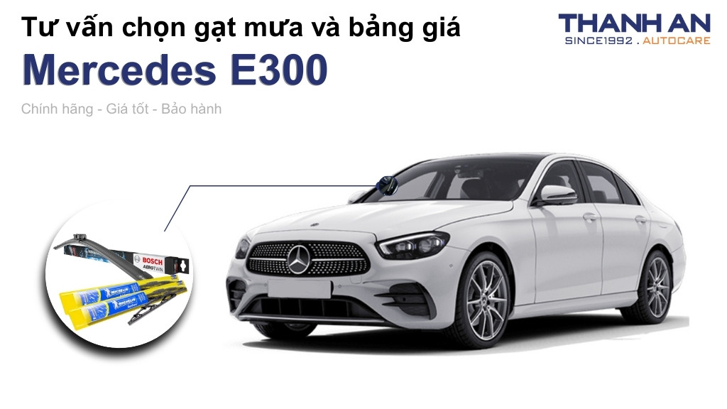 Lựa chọn Mercedes E300 dựa trên kích thước: Lời khuyên cho người dùng