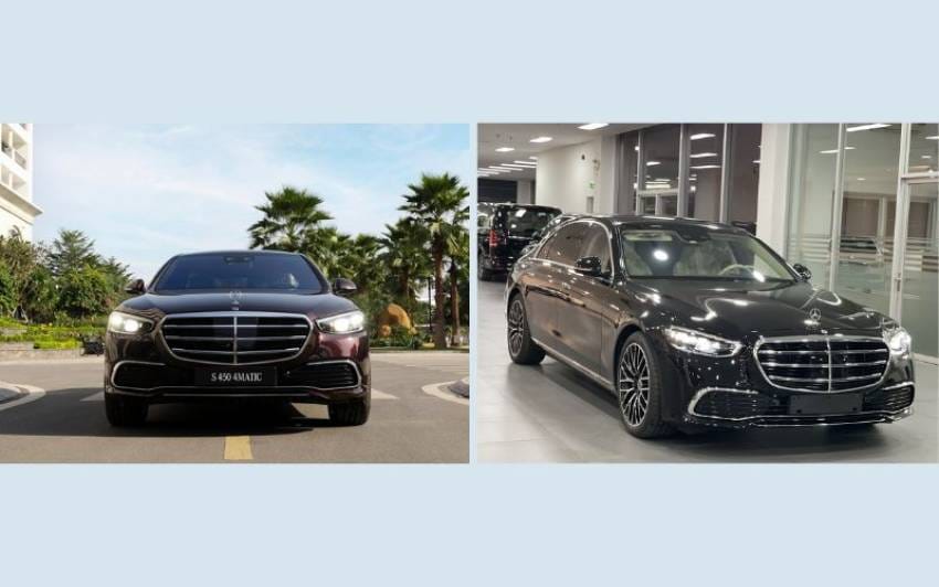 So sánh kích thước Mercedes S450 với các đối thủ và phiên bản SClass khác