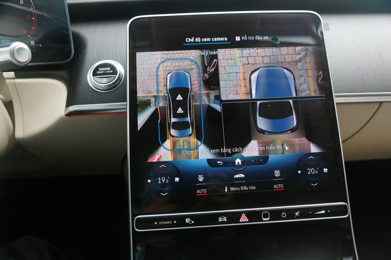 Tối ưu trải nghiệm lái và đỗ xe với kích thước của Mercedes S450