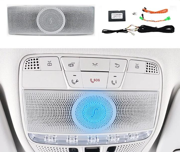 loa tren xe mercedes 3