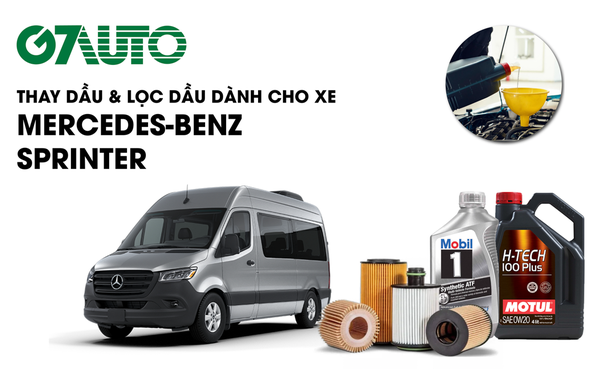 Hướng dẫn chi tiết các bước thay lọc dầu Mercedes Sprinter tại nhà