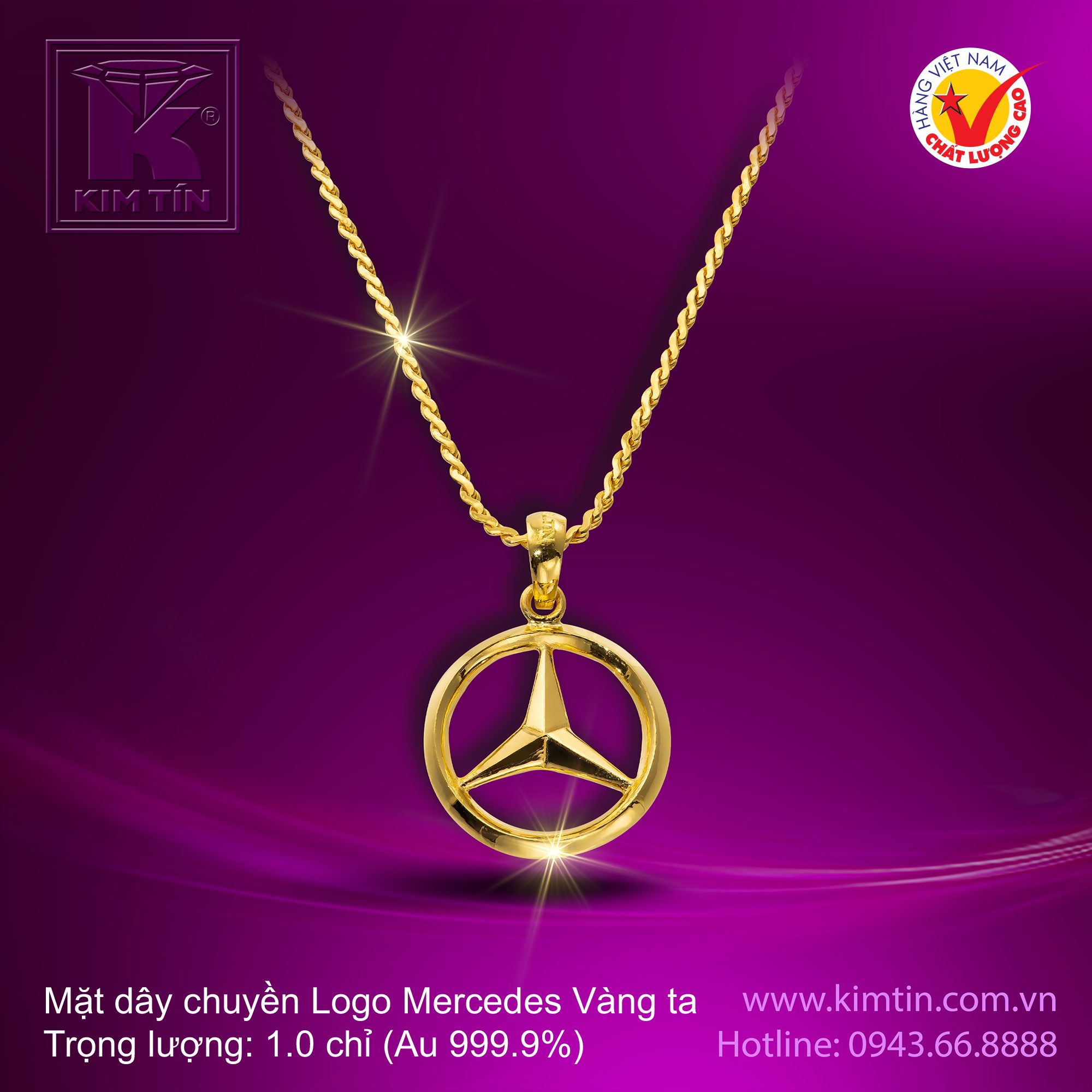 Chất Liệu Chế Tác Mặt Dây Chuyền Mercedes: Vàng, Bạc, Thép và Hơn Thế