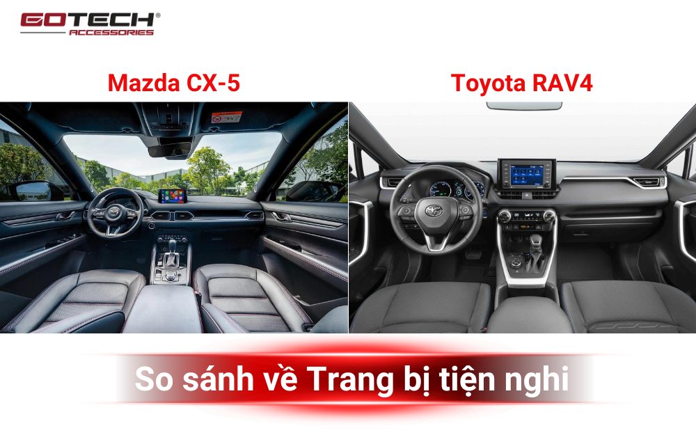 So Sánh Trang Bị An Toàn và Công Nghệ Tiện Ích: RAV4 Hay CX5 An Toàn Hơn?
