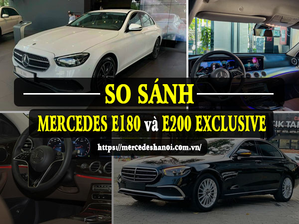 So sánh Mercedes E180 với các đối thủ và phiên bản EClass khác