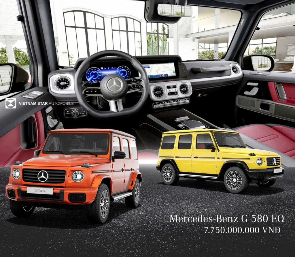 Giá xe MercedesBenz G 580 EQ (EQG) Mới Nhất Tại Việt Nam